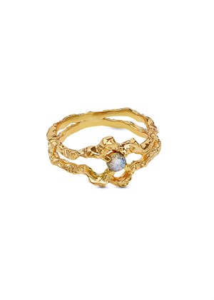 Shelly ring Forgyldt Maanesten
